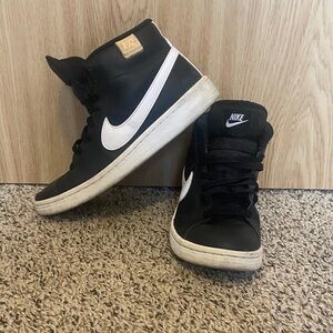 Nike Black and White High-Tops